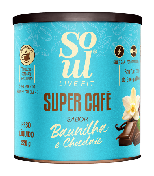 Super Café Baunilha com Chocolate 220g